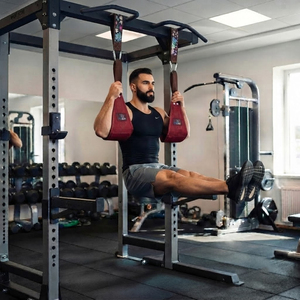 Correas de Entrenamiento Abdominal de Alta Resistencia Wolson, Hebillas Ajustables, Acolchado de Espuma, Neopreno y Goma para Ejercicios Abdominales y Levantamiento de Pesas - Product Image 4