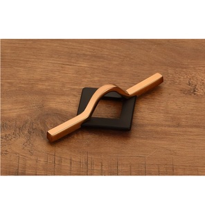 Wholesale Rose Gold and Black Metal Door <b>Knobs</b> <b>for</b> Home <b>Dresser</b> Door Cabinet Furniture Decorative Kitchen Wardrobe Handle <b>Knobs</b> - Product Image 1