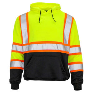 Hot Selling Men's <b>Hi</b> <b>Vis</b> <b>Hoodies</b> with Custom Logo/Color Breathable Full Sleeves Perfect Styling High Visibility Price - Product Image 4