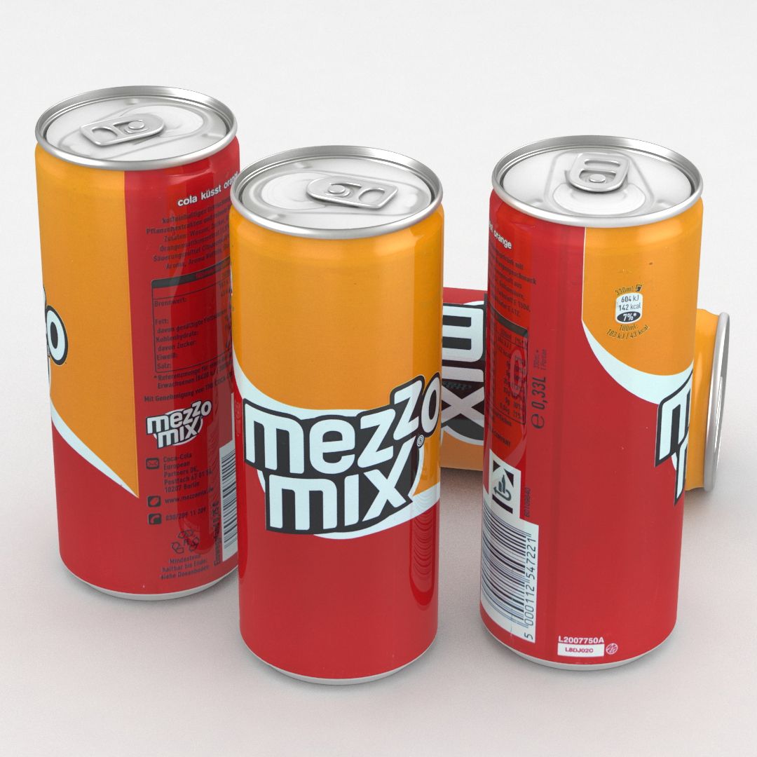 24 упаковки Mezzo Mix Классический чехол 0,33 л Mezzomix фруктовые газированные напитки с первичным ингредиентом
