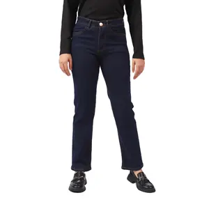 Blaue Damen Plus Size Atmungsaktive Mid-Rise Knöchel Skinny Jeans, Medium Wash sehr hohe Qualität von Pakistan WS INTERNAT IONAL
