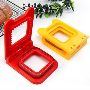 Nouveau coupe-sandwich carré en plastique pour enfants, sans croûte, en forme d'ours, pour faire des toasts sans croûte - Product Image 5