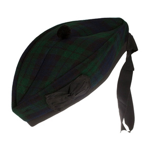 Casquettes Glengarry en laine mélangée offrant une structure chaleureuse et une distinction pour les événements, les festivals et les cérémonies. - Product Image 2