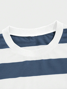 Camisetas Personalizadas de Cuello Redondo de Dos Tonos para Hombre, Transpirables, Tallas Grandes, de Alta Calidad, 100% Algodón, Unisex, con Diseño en Blanco - Product Image 3