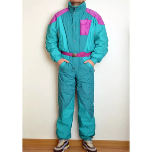 Combinaison de ski/snowboard pour femmes et hommes, style 2026, chaude, matelassée, imperméable, coupe-vent, respirante, à capuche, 100% polyester - Product Image 1