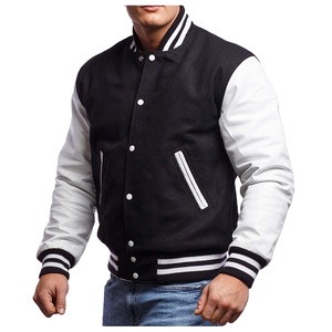 Custom Brand <b>Men's</b> Plus Size Winter Varsity <b>Jacket</b> Breathable Fleece with <b>Long</b> Sleeves Cool Bomber Style Bodybuilding Shirt - Product Image 6