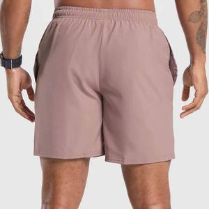 Pantalones cortos deportivos con logotipo personalizado para hombre, transpirables, ecológicos, 100% de poliéster, estilo clásico informal, hasta la rodilla elástica, gran oferta de verano - Product Image 2