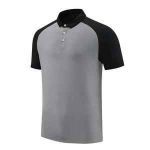 Nouveau T-shirt <span class=keywords><strong>polo</strong></span> bicolore à col haut pour homme et femme Sports de loisirs <span class=keywords><strong>2022</strong></span> - Product Image 3