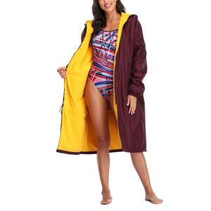 Parka de Natación Unisex de Alta Calidad para Jóvenes, con Capucha Larga, Forro de Algodón, Transpirable - Product Image 3