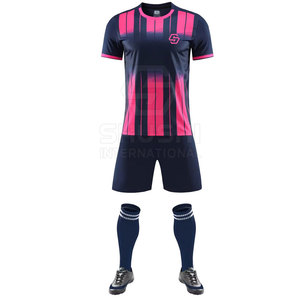 Vente en gros 2025 – Maillot de football unisexe pour adulte, 100 % polyester, manches courtes, séchage rapide, toutes saisons, couleur personnalisée, haute qualité - Product Image 2