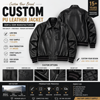 Maßgefertigte Leder-Collegejacke für Herren mit Chenille-Stickerei, Reißverschluss-Bomberjacke, Streetwear Letterman-Mantel, Geprägte Leder-Bomberjacke