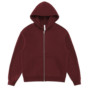 Sudadera con Capucha de Alta Calidad, Gruesa, 320 g/m², de Algodón y Felpa, con Cierre, para Ropa Urbana - Product Image 3