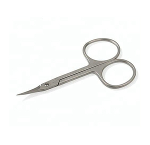 Tijeras de uñas para cutículas de manicura puntiagudas Extra afiladas curvas de acero inoxidable sólido de alta calidad - Product Image 4