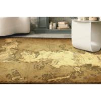 KayraHome Game of Thrones Karten-Design Patchwork Brauner Wollteppich - Luxuriöser Umweltfreundlicher Traditioneller Esszimmer-Teppich mit Mittlerem Flor