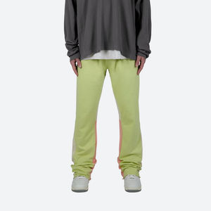 Pantalon de jogging évasé à cordon de serrage moyen personnalisable pour hommes pantalon de survêtement empilé décontracté brodé étiquettes personnalisées Hip Hop - Product Image 3