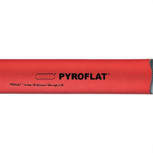 PYROFLAT Fire <b>Hose</b> L.100 65.0mm ID 68.6mm OD 100m Length Pack of 100 - Product Image 2