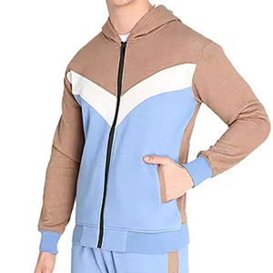 Custom Oversized Vintage <b>Fleece</b> <b>Zip</b>-<b>Up</b> <b>Hoodie</b> for Men Embossed Printing Long Sleeve with Pocket Wholesale Basics Zipper <b>Hoodie</b> - Product Image 4