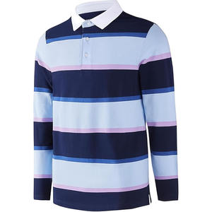Polo de Venta caliente para hombre, ropa de calle impresa personalizada, Polo informal para hombre, servicio OEM, Polo de talla grande para hombre - Product Image 1