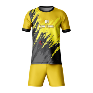 Meilleures ventes : Nouveauté uniforme de football 100 % polyester, tenue d'équipe personnalisée avec logo, fournisseur principal OEM en gros - Product Image 1