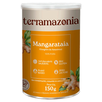 Poudre de gingembre Terramazonia 150g, boisson au gingembre brésilien, à base de plantes, sans gluten, sans lactose, naturel, végétalien, sain, pour enfants