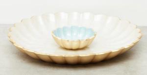 Plateaux de vaisselle décoratifs de luxe en acier inoxydable, bol et plateaux de décoration en gros - Product Image 5