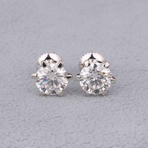 Pendientes de diamantes reveladores de Navidad para mujer 1,50 CT cada diamante - Product Image 2