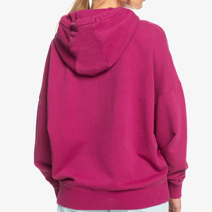 Sudadera con capucha cómoda de manga larga de peso pesado de moda personalizada para mujer con impresión de logotipo personalizado para ropa informal al aire libre - Product Image 3