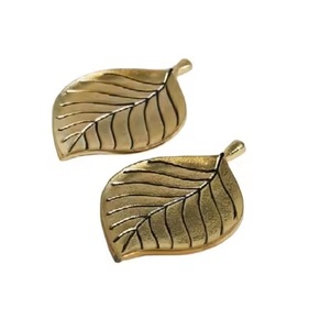 Maxery Round Shiny Brass <b>Coasters</b> with Wood Saucer Gold <b>Drink</b> <b>Coasters</b> Set for Housewarming Gift Gold Cup Mat - Product Image 5