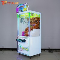 Machine à griffes commerciale pour centre de divertissement, avec lumières LED, pour attraper les jouets en peluche