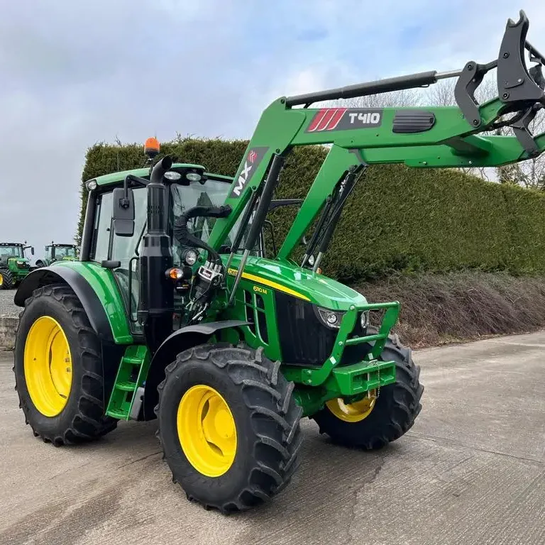 New Agricultural Johnn Tractor Deere 6110M with MX T410 Loader. ONLY 106 HOURS