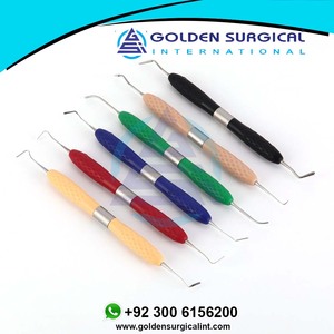 Cuchillo de resina con mango de silicona, venta al por mayor, relleno de resina Dental, herramientas de restauración estética, juego Dental, instrumentos quirúrgicos - Product Image 2