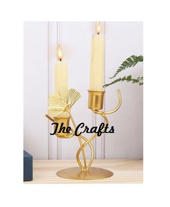Porte-bougie en fer noir de la meilleure qualité pour la décoration de la maison, des restaurants et des mariages en Inde - Product Image 4