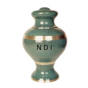 Urnas de cremación de cenizas para adultos de la mejor calidad de último diseño para cenizas plata antigua brillante acabado Metal cremación estilo moderno - Product Image 5