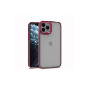 Coque en silicone souple anti-traces de doigts Netzy Luxury SAFA Flora pour iPhone 11 Pro - Housse de protection antichoc rouge style Ins - Product Image 1