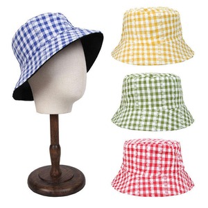 Chapeaux seau en coton design de luxe Chapeaux seau de pêcheur à séchage rapide Couleurs unies Chapeaux seau d'été - Product Image 2