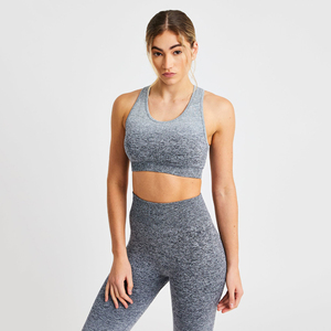 Ensembles de yoga Gym Fitness pour femmes tenue de sport en gros avec motif solide de grande taille - Product Image 3