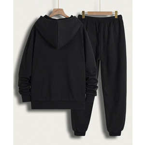 Conjuntos de chándal de entrenamiento para hombre de invierno con logotipo bordado personalizado de la mejor calidad, precio al por mayor personalizado, chándal - Product Image 2