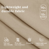 Veste Coupe-Vent Imperméable à Capuche Col Rabattu Fermeture à Glissière Softshell Toile Doublée en Maille Teinte Unie Décontractée pour l'Automne