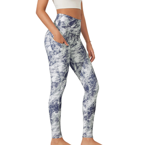 Meilleur design, leggings de yoga imprimés avec logo personnalisé pour femmes, leggings taille adulte, vêtements de sport respirants pour femmes à vendre - Product Image 1