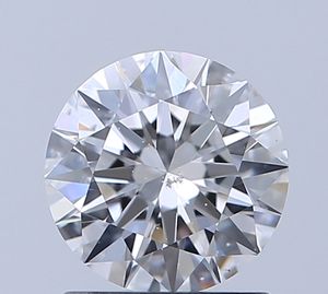 แหวนเพชรเม็ดเดี่ยวทรงกลมสีขาว1CT รูปตัว D แหวนเพชรทรงกลมที่ยอดเยี่ยมและทำให้เป็นเครื่องประดับที่ SI1และชัดเจน SI2เพชรหลวมรูปทรงกลม - Product Image 2