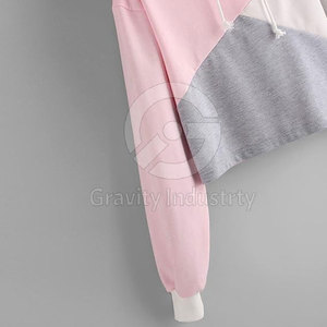 Sudadera Corta con Capucha para Mujer, Diseño Casual de Invierno, Resistente al Viento, con Logotipo Frontal, Ecológica, de Algodón de Alta Calidad - Product Image 6