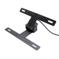 Soporte de Matrícula Universal para Motocicleta, Plegable y Ajustable, de Aleación de Aluminio, en Oferta