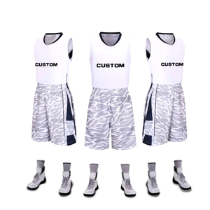 Customized <b>Basketball</b> Uniform Kit BSCI Polyester Sportswear Sublimation Design Plus Size Team Club Uniform Printed - Product Image 2