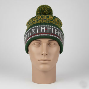 Gorro de Punto Personalizado |   Gorro de Invierno Cálido al por Mayor |   Gorro de Calavera Unisex de Moda, Fabricante de Gorros Jacquard 2026 - Product Image 5