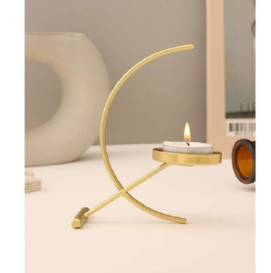 <b>Candle</b> Stand for Home Decoration Matte Gold Candlestick Holder Taper Metal <b>Candle</b> Holder for Wedding Decoration - Product Image 6