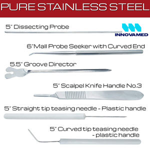 סט 20 יח 'סט חדשני של ערכות חיטוי ידני ערכות בית חולים להשתמש נירוסטה וניתוחים פלסטיים - Product Image 6