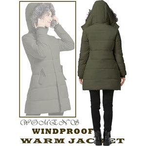 Fashionable Denim Puffer Jacket Unisex Breathable <b>Waterproof</b> <b>Warm</b> Outdoor Stand Collar Washed Vintage Style Winter Front Logo - Product Image 6