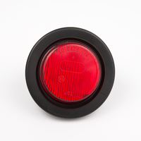 Feu de position latéral rond de 2 pouces, rouge, ambre, blanc, homologué E-mark, lampe indicatrice LED pour remorque, camion