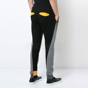 Pantalon de jogging décontracté pour homme, taille mi-haute, coupe ample, en toile de haute qualité, avec empiècements latéraux, motif droit, style délavé, conception OEM, vente en gros - Product Image 4