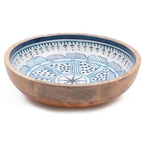 Fournisseur de bol à salade en bois de belle qualité bol de service de designer fait à la main forme ronde bol à salade en bois de gros - Product Image 4